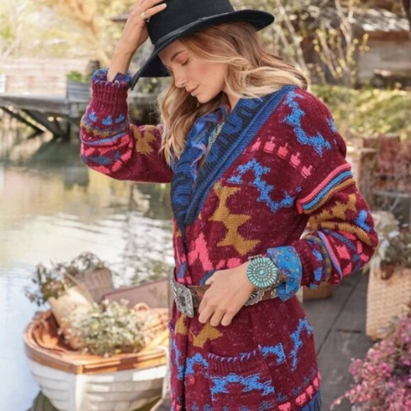 Sundance Thea's Dream Cardigan Sweater - Picture 1 of 7